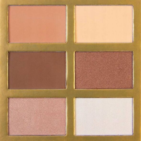 J.CAT BEAUTY_Symphony Face Obsession paleta do konturowania twarzy 102 Medium / Dark 27,5g