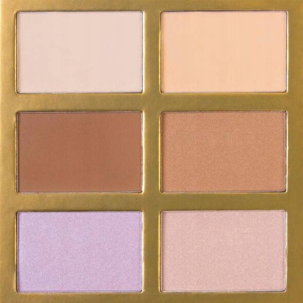 J.CAT BEAUTY_Symphony Face Obsession paleta do konturowania twarzy 101 Light / Medium 27,5g