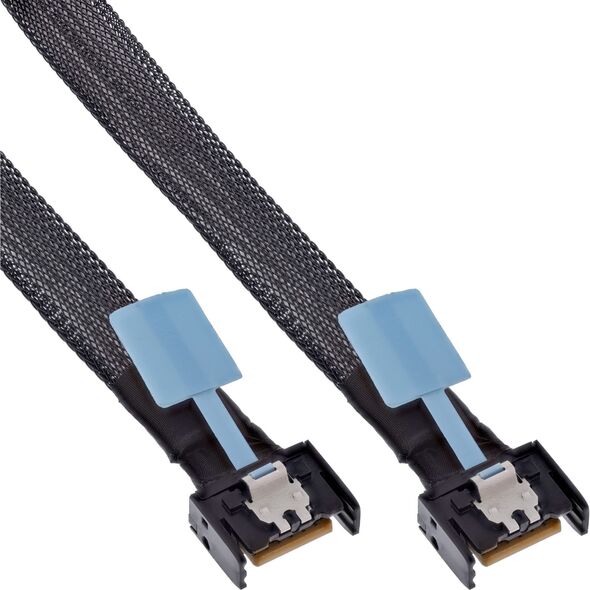 Καλώδιο InLine® MCIO, MCIO x4 αρσενικό σε MCIO x4 αρσενικό, 1m