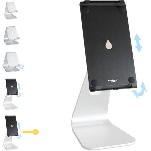 Βάση Rain Design mStand tablet pro, Tablet/UMPC, Παθητική βάση, Εσωτερική, Ασημί