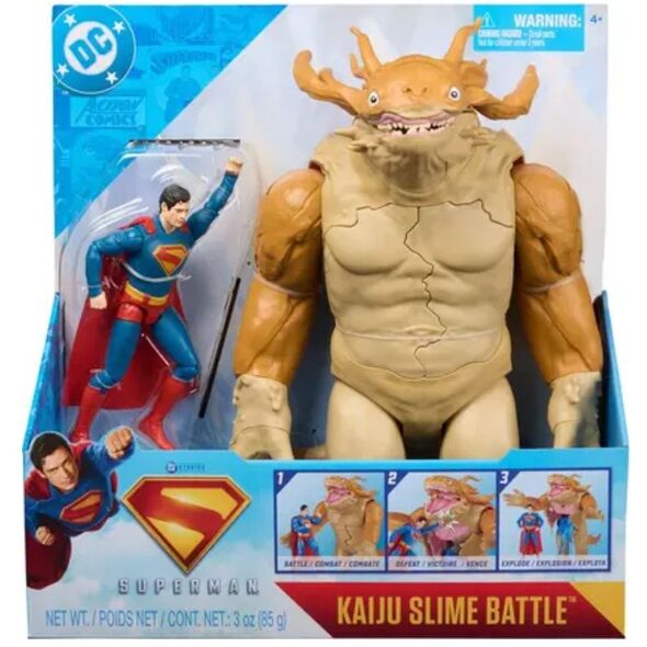 Superman Movie Kaiju Slime Explosion Battle
