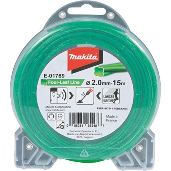 Makita NYLON LINE 'CLOVER' 2,0mm*15M 14092405 1110003681478