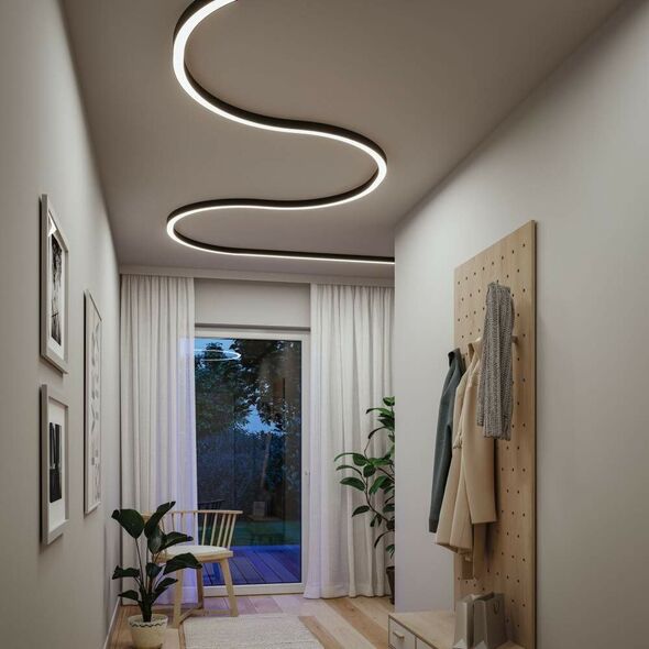 Φωτιστικό γραμμικό σύστημα LINION LED 13W 90° 3000K IP20 24V μαύρο RAL 9004 / αλουμίνιο