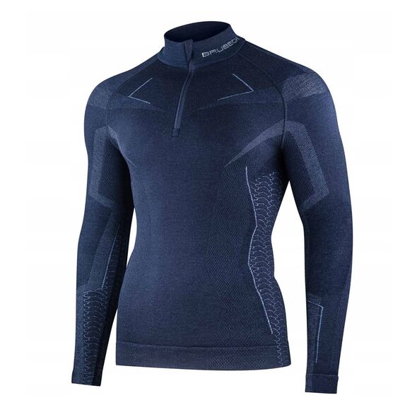 LS1610M Bluza męska z krótkim ekspresem EXTREME MERINO granatowy XXL