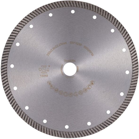 ΔΙΑΜΑΝΤΟΔΙΣΚΟΣ MAKITA 230x22,23mm ΤΜΗΜΑ (ΞΗΡΟ/ΥΓΡΟ) ΜΠΕΤΟΝ, ΠΕΤΡΑ
