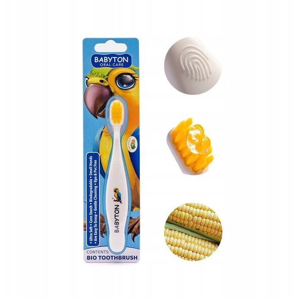 Babyton, Bio Szczoteczka do zębów, Papuga, 12m+