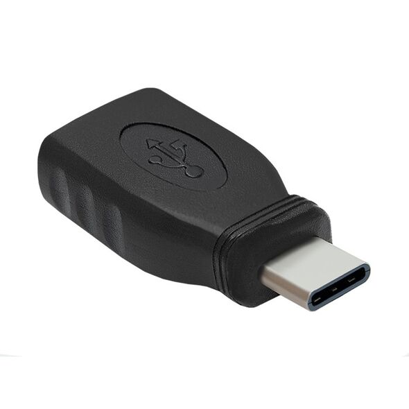 Adapter USB Qoltec USB-C - USB Czarny  (50396)