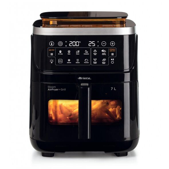 Ariete 4636/00 Μονή 7 l Αυτόνομη 1700 W Φριτέζα ζεστού αέρα Μαύρη