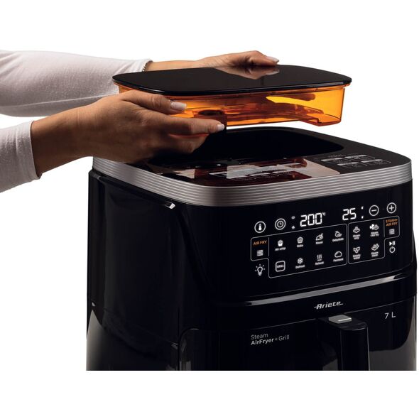 Ariete 4636/00 Μονή 7 l Αυτόνομη 1700 W Φριτέζα ζεστού αέρα Μαύρη