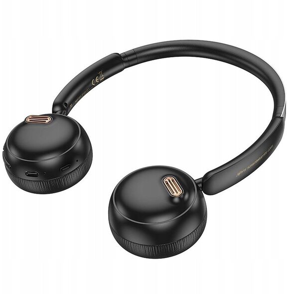 HOCO słuchawki bezprzewodowe bluetooth nagłowne W62 czarne