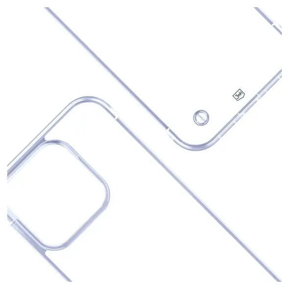 Etui 3MK Just20g Clear Case do Apple iPhone 15 Pro