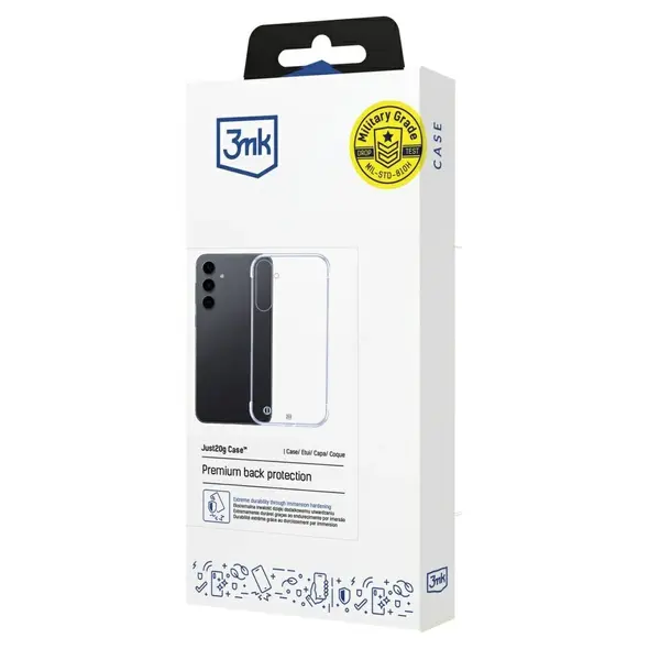 Etui 3MK Just20g Clear Case do Samsung Galaxy S24 Ultra