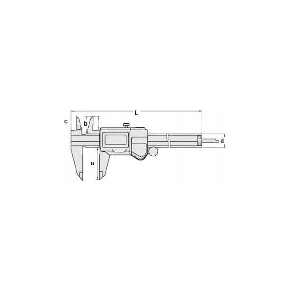 Insize SUWMIARKA  150 CYFR.   1.5V/ABS/RD1.9 ABSOLUTE AOS DIGIMATIC