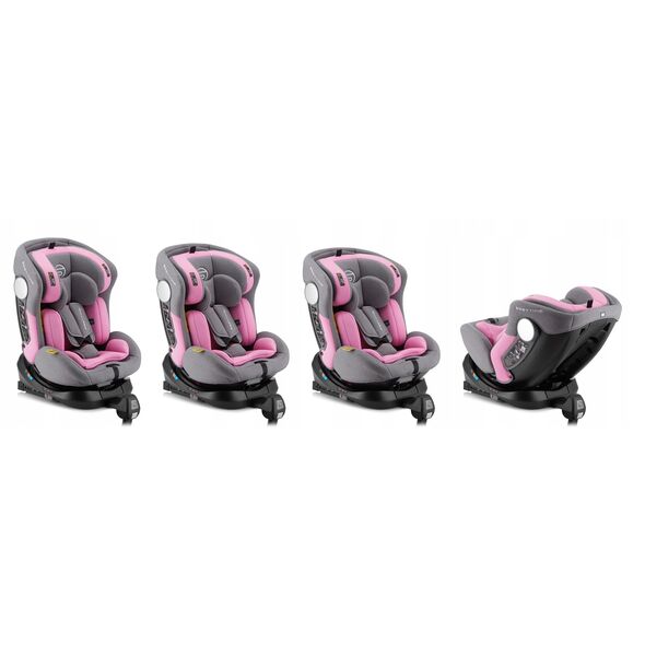 ΚΑΘΙΣΜΑ ΑΥΤΟΚΙΝΗΤΟΥ SESTTINO HEXAGON PINK PRO I-SIZE 0-36 KG 40-150