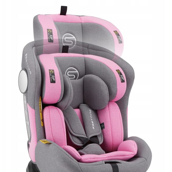 ΚΑΘΙΣΜΑ ΑΥΤΟΚΙΝΗΤΟΥ SESTTINO HEXAGON PINK PRO I-SIZE 0-36 KG 40-150