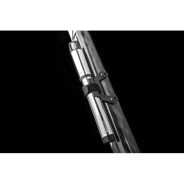 Χειροκίνητη αντλία BIRZMAN Infinite Apogee MTB (Presta/Schrader), 90psi/6.2bar, Μήκος 255mm, CNC, Γραφίτης (NEW)