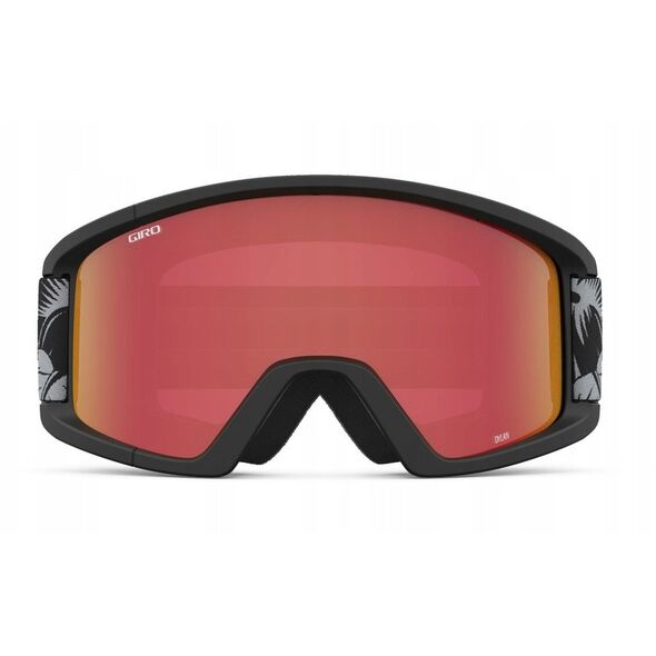 Γυαλιά σκι GIRO DYLAN BLACK & GREY BOTANICAL LX (Καθρέφτης φακός χρώματος AMBER SCARLET 19-42% S2 + Φακός χρώματος YELLOW 84% S0) (NEW 2023/2024)