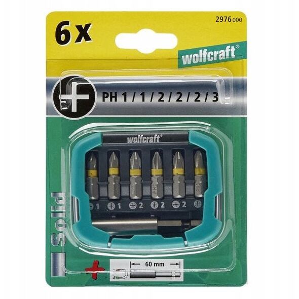 Σετ μύτες Phillips PH Wolfcraft - [7 τεμ.]