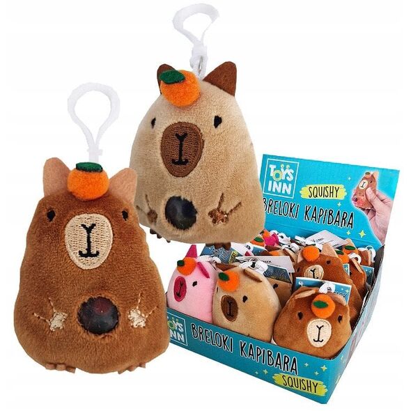 Kapibara squishy z zawieszką 12/disp STN9544 99544