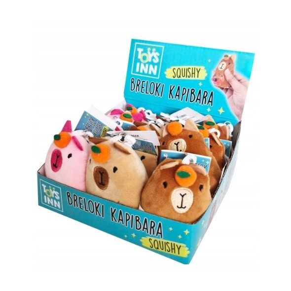 Kapibara squishy z zawieszką 12/disp STN9544 99544