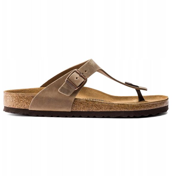 Birkenstock Gizeh LEOI 943811 Brązowe 38