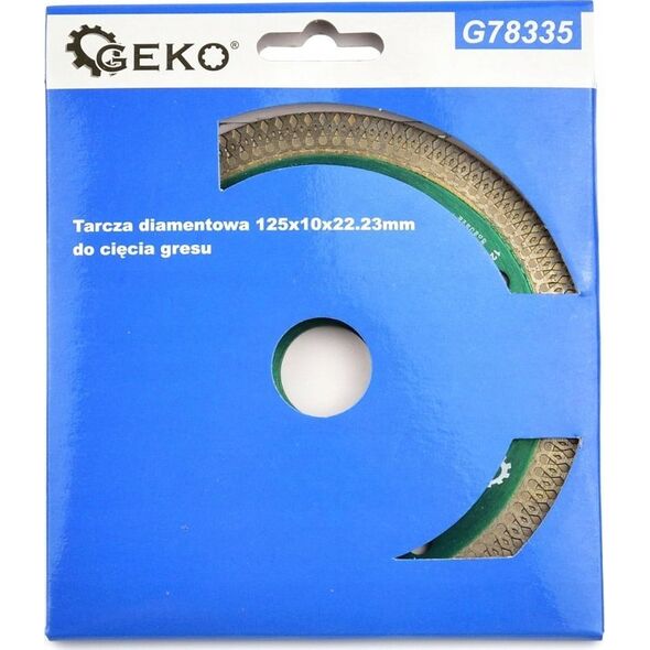 Geko Tarcza diamentowa 125x10x22.23mm do cięcia gresu (100)