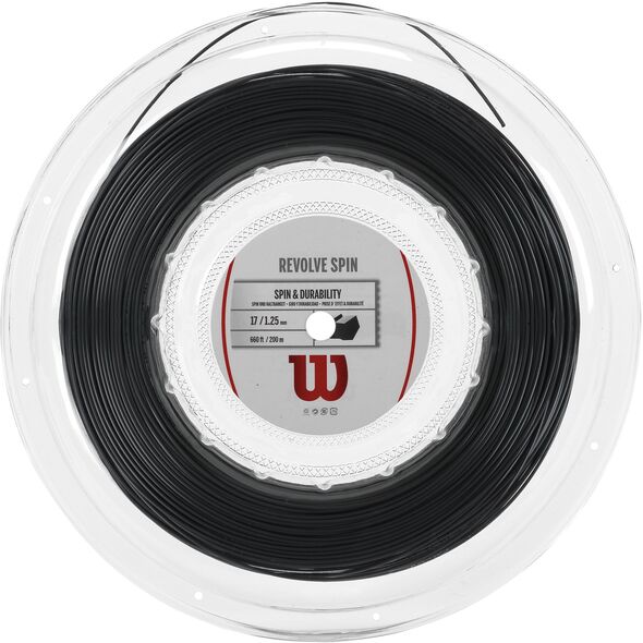 Wilson Revolve Spin String Reel, Μαύρο, 17/1.25 mm