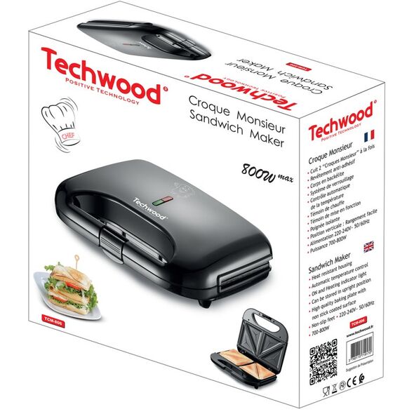 Ψηστιέρα σάντουιτς Techwood TCM-806