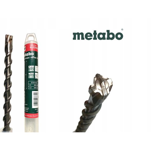 Τρυπάνι SDS max Pro 4, 18x540 mm, Metabo
