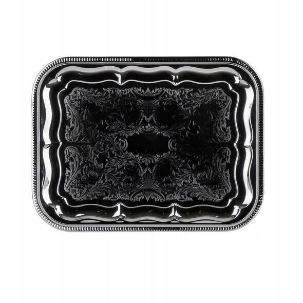 Ορθογώνιος μεταλλικός δίσκος AKCENT 41x31 cm