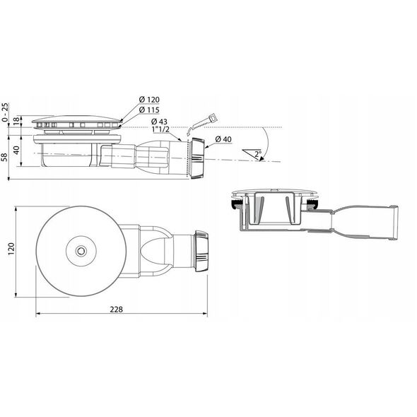 ΣΙΦΩΝΙ R400W SLIM FI90 MM