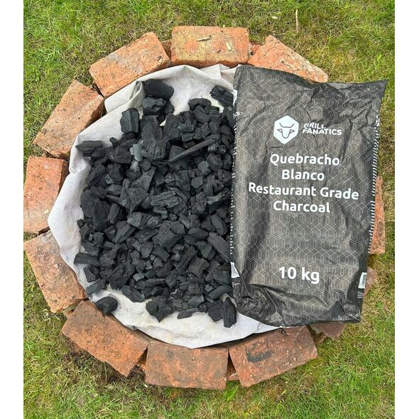 Επαγγελματικό κάρβουνο RoosKCB Grill Fanatics White Quabracho 1317, 10 kg
