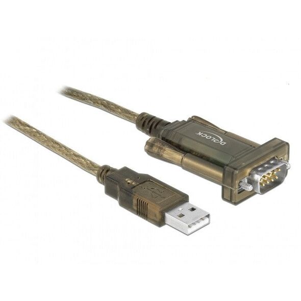 Καλώδιο DeLOCK 64073 παράλληλο Διαφανές 2 m USB Τύπου-A DB-9