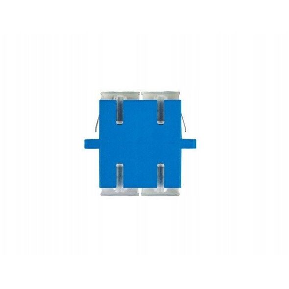Προσαρμογέας οπτικών ινών υβριδικός SC/UPC - ST/UPC duplex SM