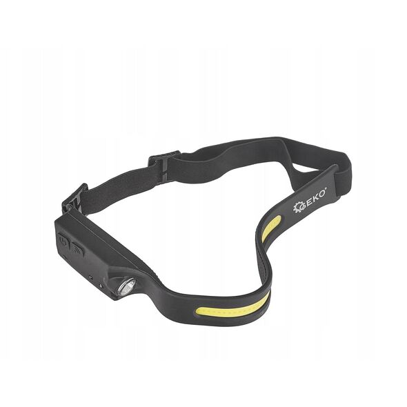 Φακός κεφαλής με αισθητήρα κίνησης LED COB 3W + 1W XPE 1200mAh 350lm IPX4 (100)