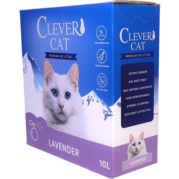 Έξυπνη άμμος γάτας Lavendel 10 L