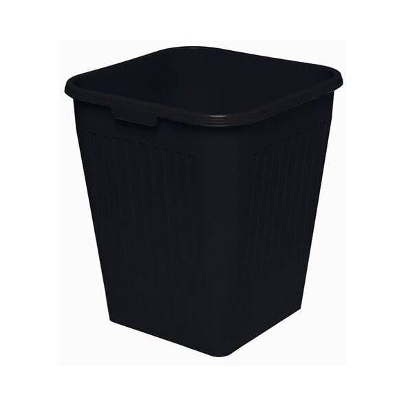 Bantex 100400355, 25 L, Τετράγωνο, Πολυπροπυλένιο (PP), Μαύρο, 320 mm, 380 mm