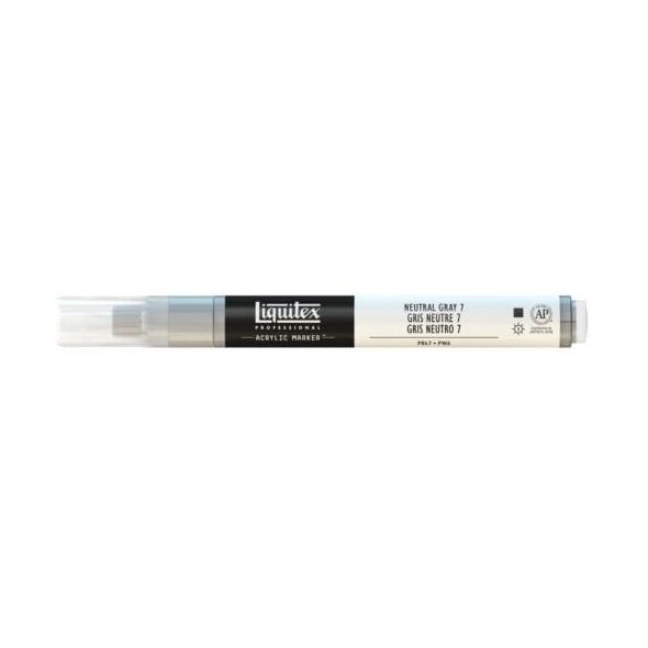 Liquitex 887452000952, Γκρι, Μαύρο, Λευκό, Λεπτή μύτη, 2 mm, 1 τεμ.