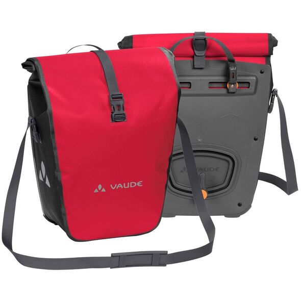 Vaude Aqua Back πλαϊνές τσάντες, κόκκινες, ζευγάρι
