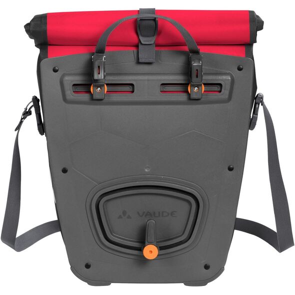 Vaude Aqua Back πλαϊνές τσάντες, κόκκινες, ζευγάρι