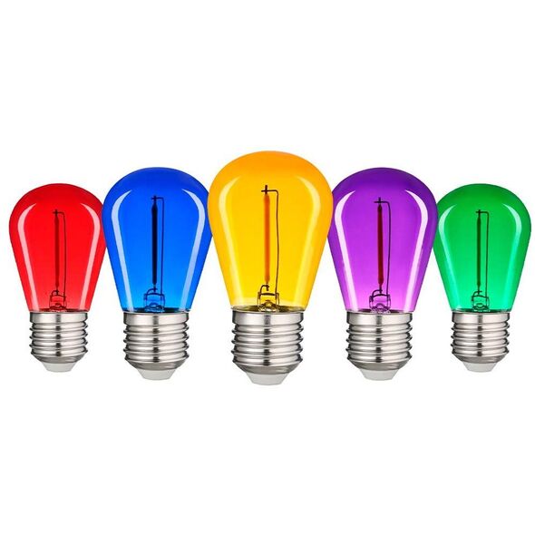 Διακοσμητικοί λαμπτήρες LED AVIDE, E27, 0.6W, 220-240V, 50 lm 300deg, 5 τεμ