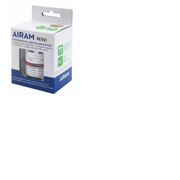 Ανιχνευτής καπνού Airam 7126604 Mini 10 V