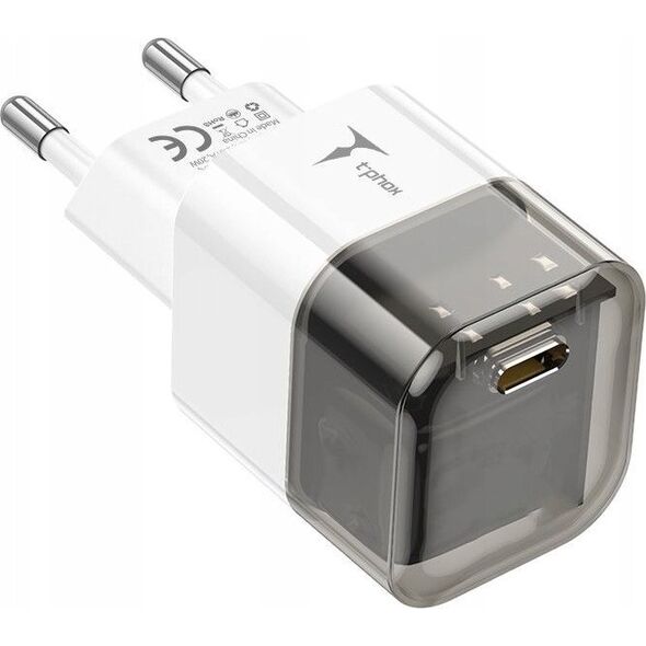 Ładowarka T-Phox ŁAD SIEC T-PHOX X-POWER T-PP10 20W USB-C BLACK