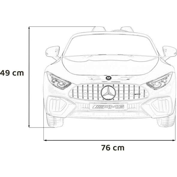 Mercedes Auto na akumulator Mercedes 4x4 AMG SL63 Biały