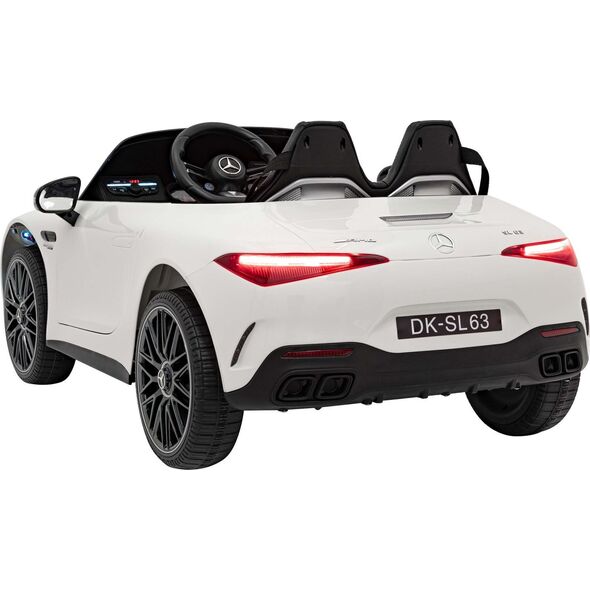 Mercedes Auto na akumulator Mercedes 4x4 AMG SL63 Biały