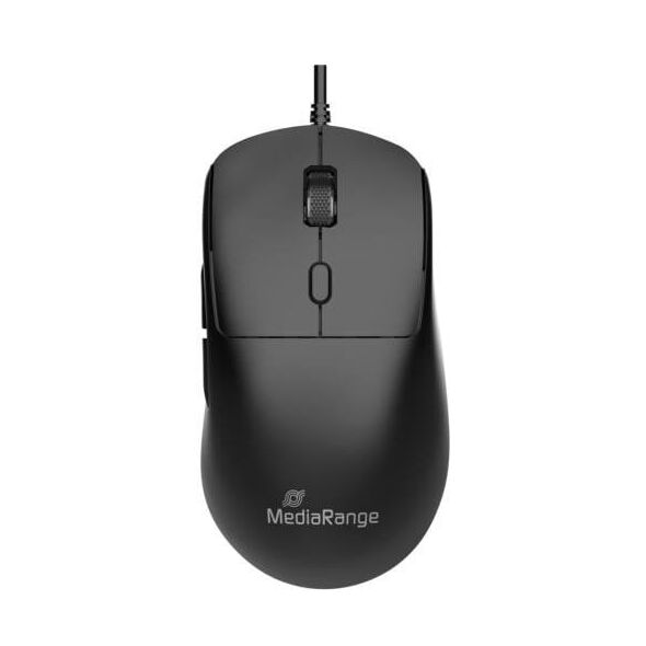 MediaRange Ποντίκι 6 κουμπιών ενσύρματο USB-C 800-2400 dpi μαύρο