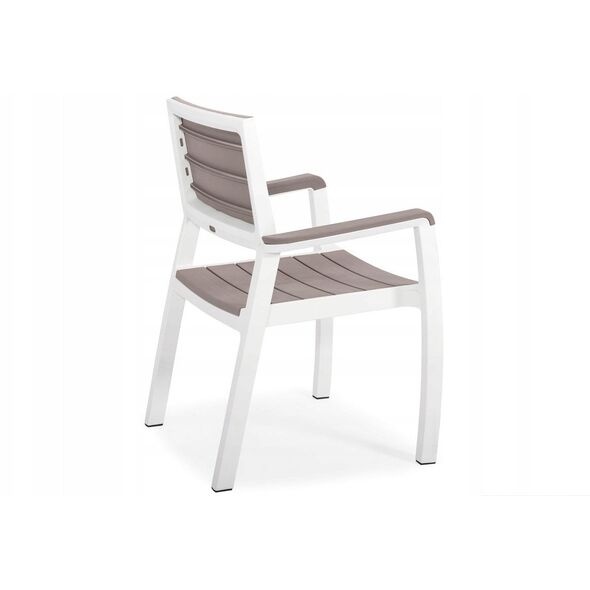Πολυθρόνα Harmony Armchair λευκό/μπεζ καφέ 7290106926431