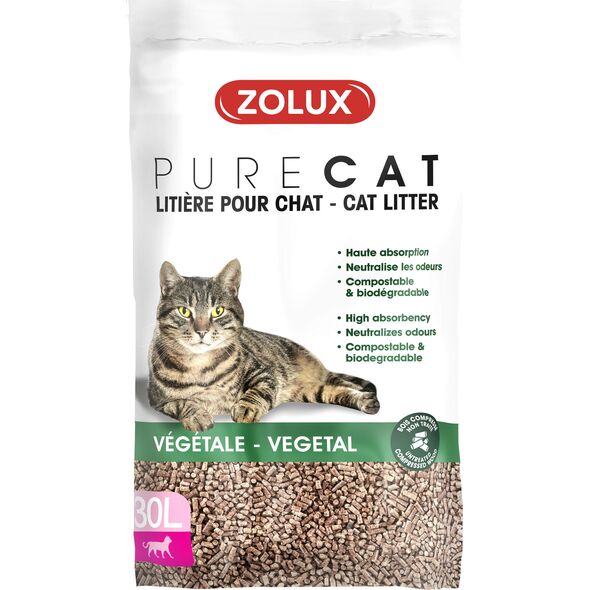 Żwirek dla kota Zolux PureCat Naturalny 30 l