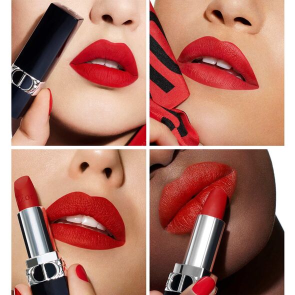 Κραγιόν Christian Dior, Dior Rouge, Matte, Cream, 999, Ανταλλακτικό, 3.5 g Για Γυναίκες