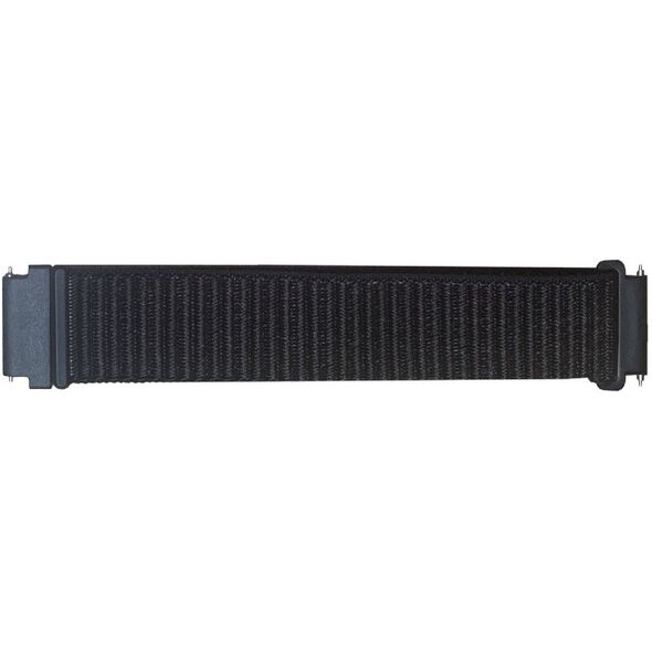 Λουράκι νάιλον Wave, 22 mm για έξυπνα ρολόγια και αθλητικά ρολόγια, μαύρο